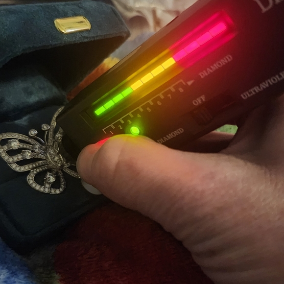 CERTIFIED 3.33 Carat VVS1 D EX MARIAH BUTTERFLY Moissanite Diamond NECKLACE *NEW - Picture 15 of 16